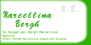 marcellina bergh business card